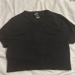 Womens black Victoria secret crop top